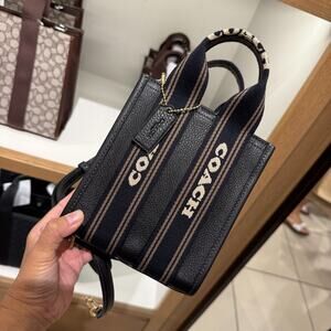 Coach Smith Mini Tote Bag CCF80 pebbled leather/Gold/Black Multi